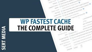 WP Fastest Cache Tutorial 2020 - How To Setup WP Fastest Cache Plugin - WP Fastest Cache