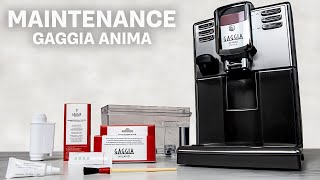 How to: Maintenance & Alerts on the Gaggia Anima Espresso Machines