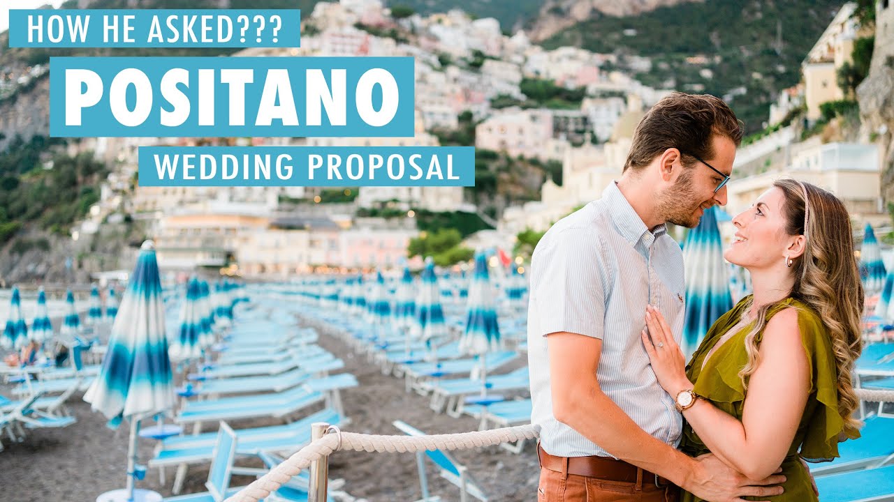 Best Wedding Proposal in Positano Photographer - Lewis & Ella - She said Yes