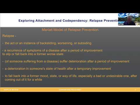 Exploring Attachment and Codependency: The Marlatt Model of Relapse Prevention