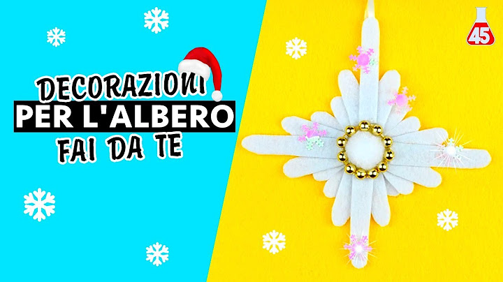 Addobbo natalizio in feltro fai da te | Decorazioni per l'albero di Natale