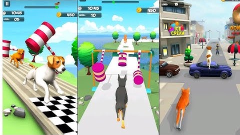 DOG Run 3D Fun Race | kids video | Cartoons video | CS Pro Gaming