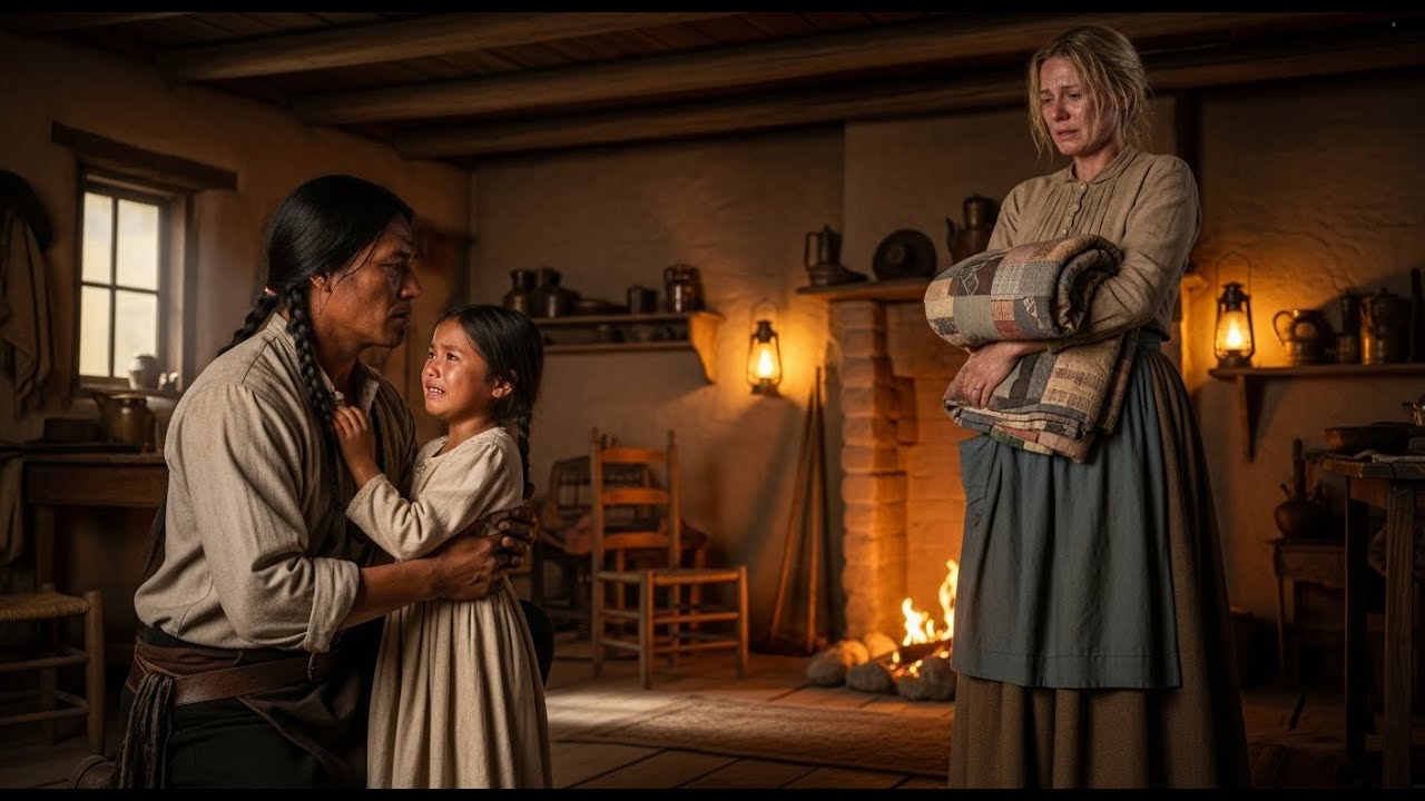 Byla jen služka – dokud apačský válečník nepřišel domů a nenašel svou dceru v bezpečí v její náruči