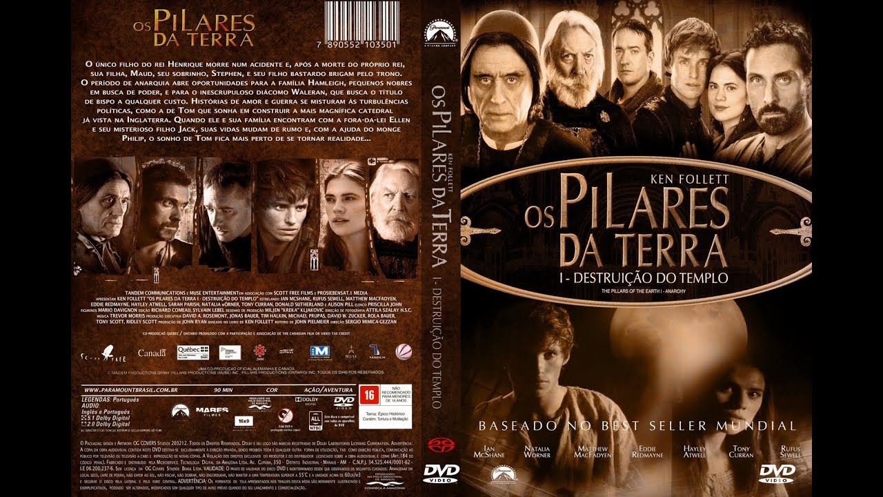 OS PILARES DA TERRA 1 TRAILER YouTube