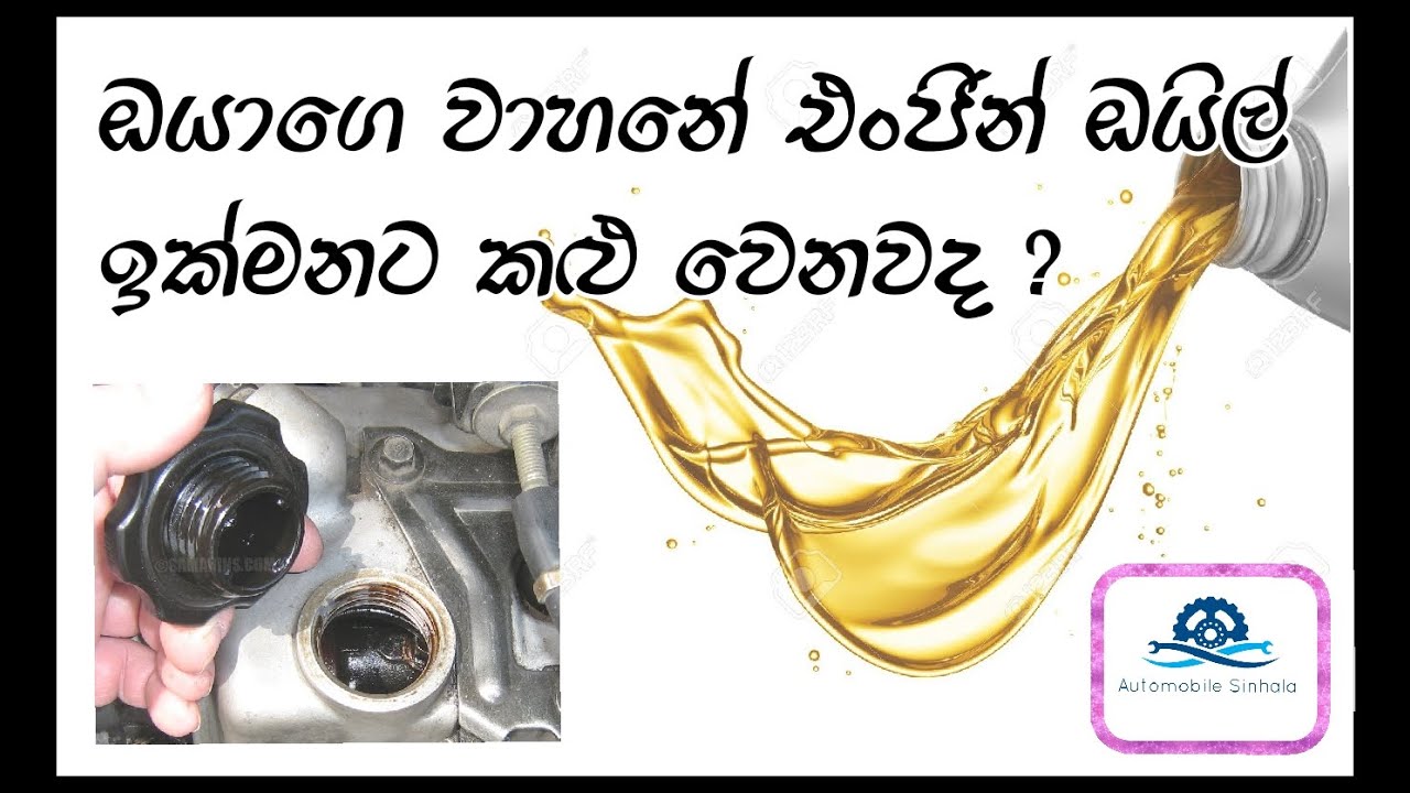 Engine Oil / Explain in sinhala automobile sinhala engine YouTube