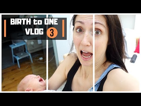 One Month Old: Explosive Poo, Baby Acne & Reflux! Birth to One Vlog #3