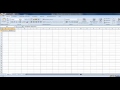 Excel, 1-dars