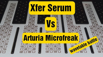 Arturia MicroFreak vs Xfer Serum.. What is the wavetable conversion like????