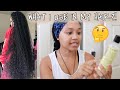 What I'm Currently Using In My Hair!! | It's A Vlog! :)