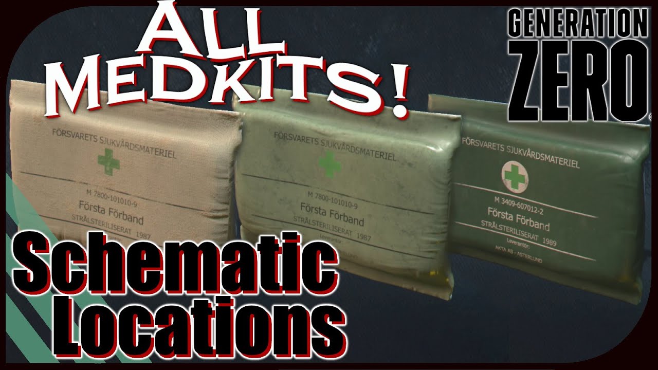 Get Every Healing Schematic Before Level 10! Generation Zero Never