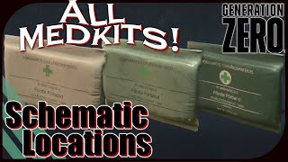 Get Every Healing Schematic Before Level 10! - Generation Zero - Never Run out again!