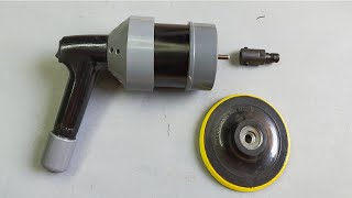 DIY Orbital Sander From PVC pipe and 775 DC Motor