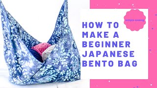 Origami Bento Bag Pattern and Tutorial: Quick Tote Bag · VickyMyersCreations