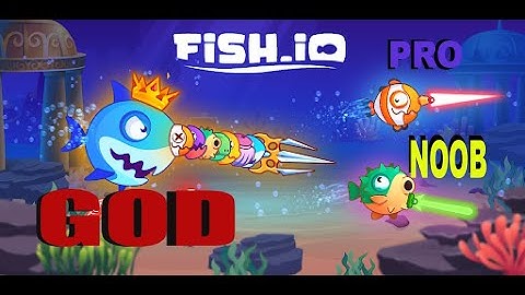 NOOB VS PRO VS GOD | FISH.IO | GAMEPLAY