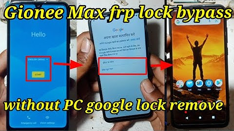 Gionee Max Frp Bypass Without PC / gionee Max google account lock remove New trick 2022/frp bypass
