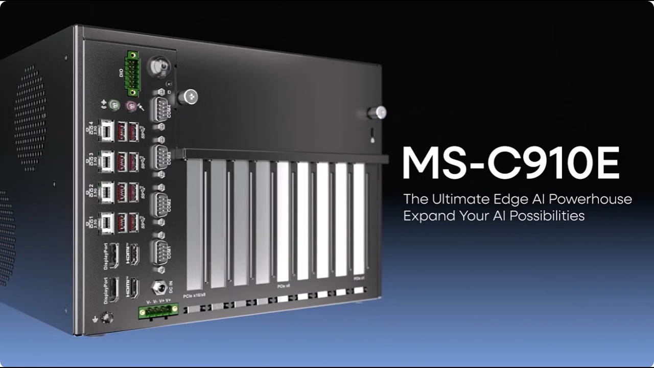 MS-C910E Edge AI Box for Machine Vision, Automation & AI Inference | MSI