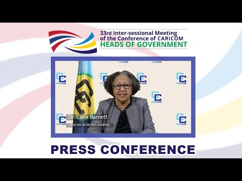 PRESS CONFERENCE  -  CARICOM SECRETARY-GENERAL