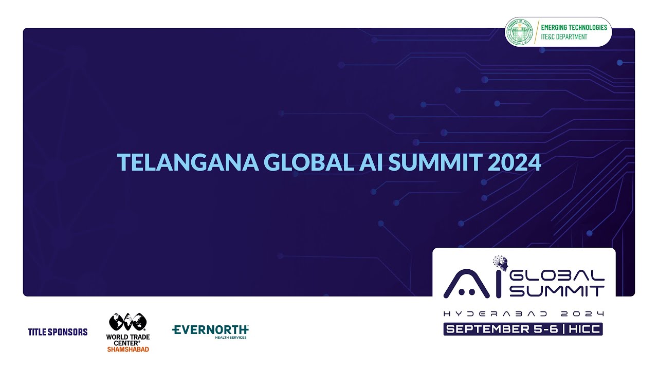 Telangana Global AI Summit 2024 | Hyderabad | HICC | September 5th ...