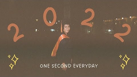 one second everyday: 2022