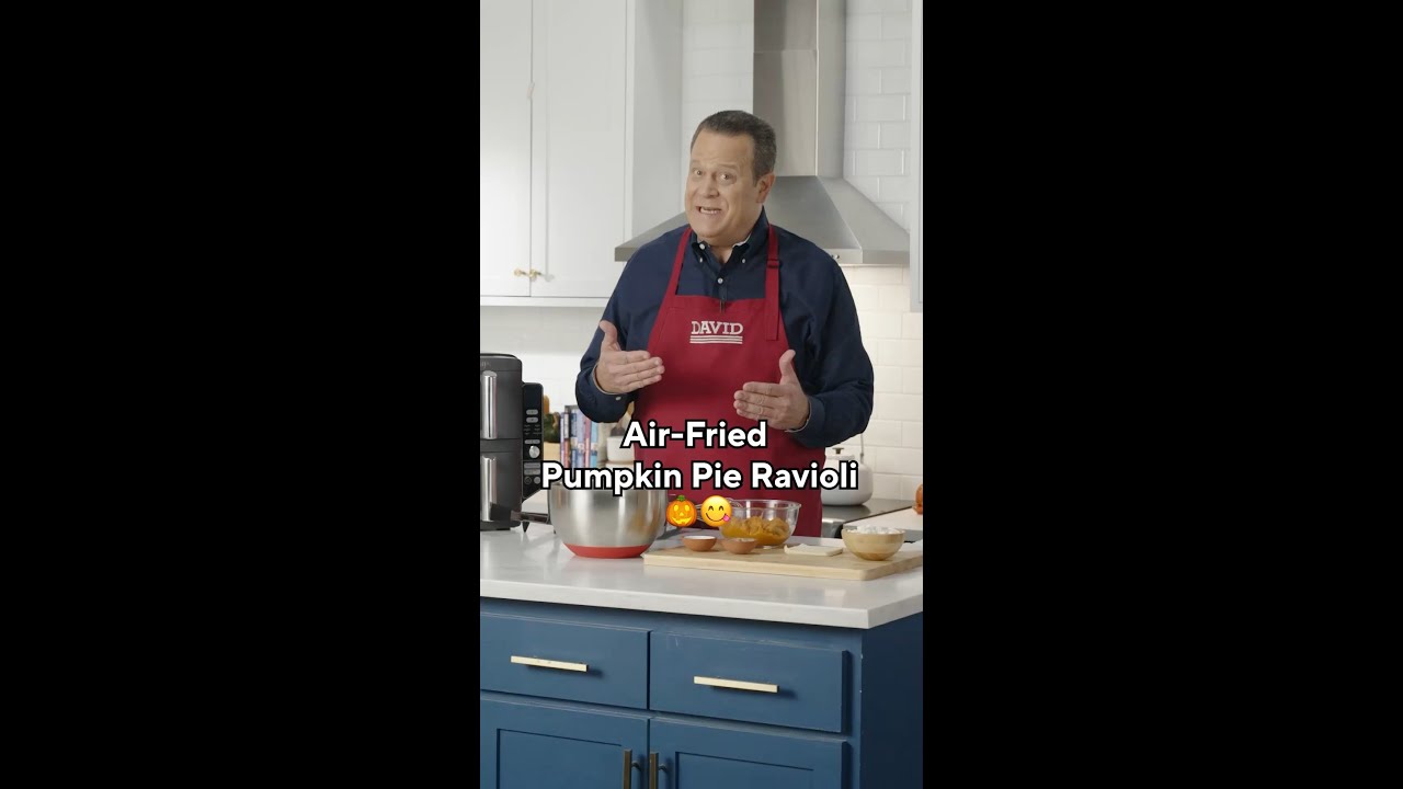 Air-Fried Pumpkin Pie Ravioli Recipe | David's Recipe Corner | QVC+ HSN+