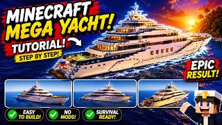 Minecraft: How to Build the 95m MADSUMMER Mega Yacht