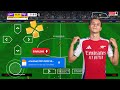EFOOTBALL PES 2025 PPSSPP Full Update Transfers &amp; Kits 2024/25 Real Faces Camara PS5 English Version