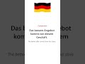 A1 German Flashcards - gut