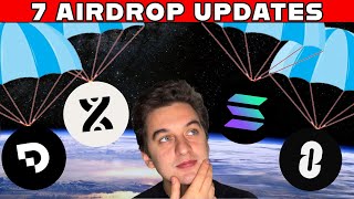 7 Important Airdrops Update - CLAIM 1 AIRDROP NOW