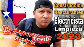 The EASIEST Jobs to Get in Texas 2023 Without Papers