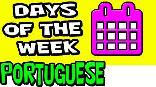 Love Portugal - DAYS OF WEEK IN PORTUGUESE Funnily enough, the Portuguese  call Monday the second day of the week. That's because the first day of  the week is Domingo (Sunday) meaning