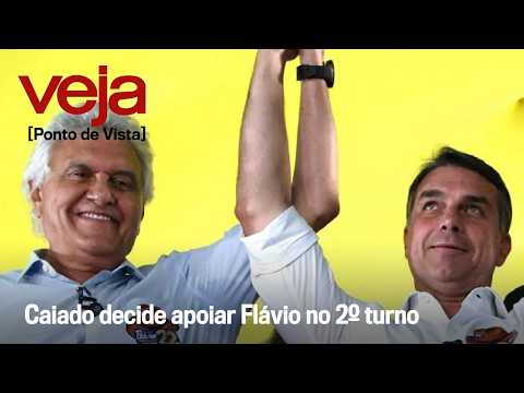 Caiado decides to support Flávio Bolsonaro in the runoff election