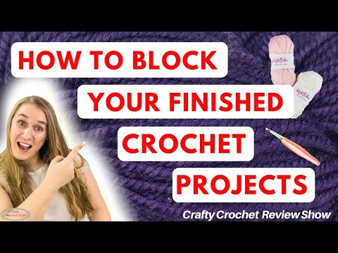 How to Block Acrylic Yarn for Crochet