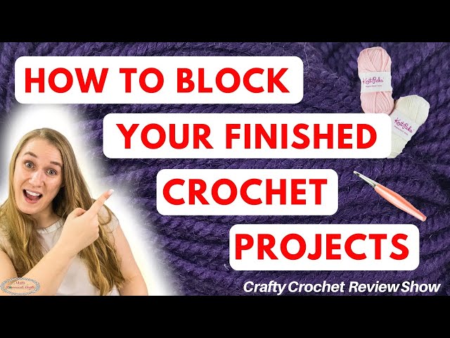 How to Block Crochet - 3 DIFFERENT METHODS! 🧶 