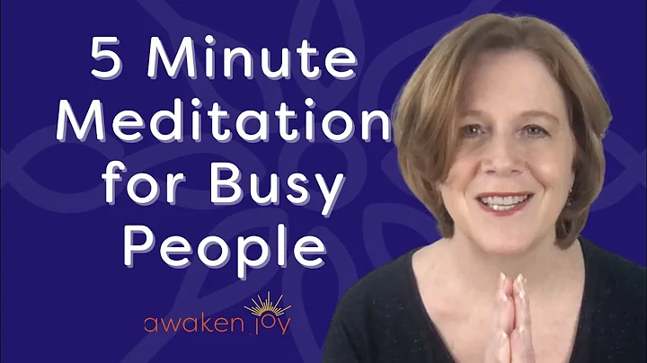 5 Minute Guided Meditation for Busy People
