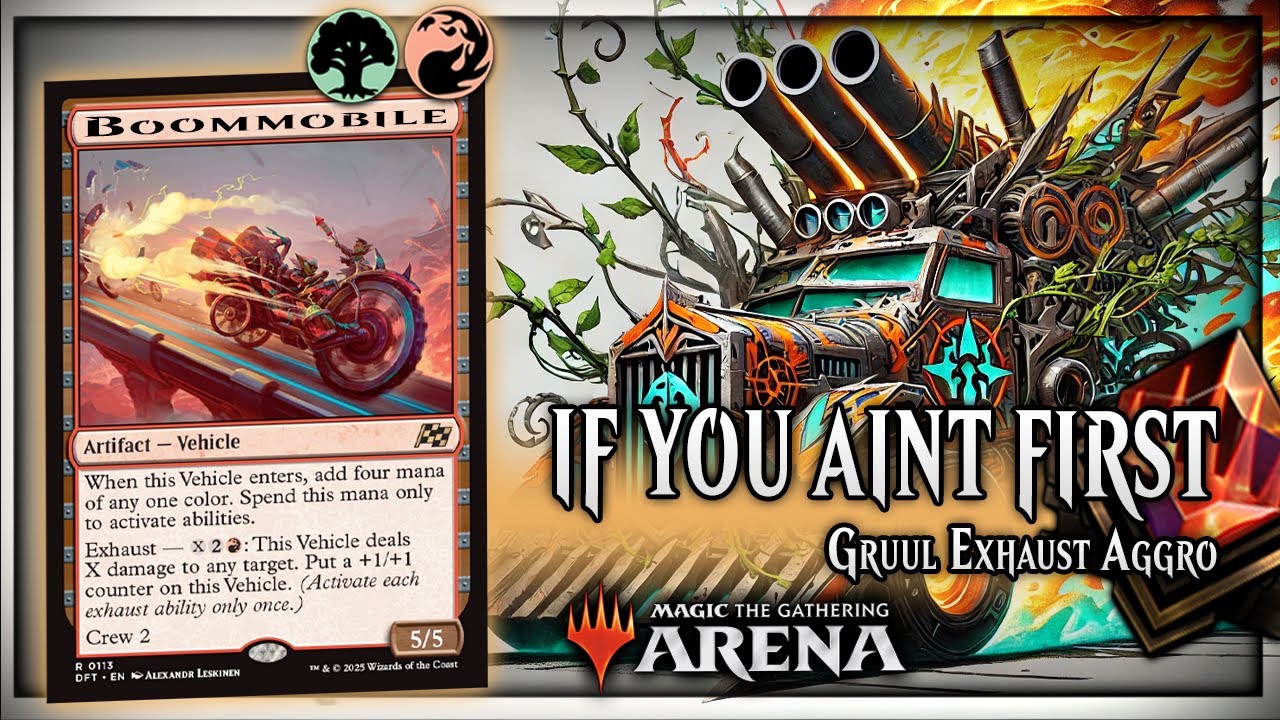 💥Boommobile SMASH! Gruul Exhaust Aggro DOMINATES MTGA Ladder 🚗🔥