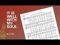 It Is Well With My Soul Alto Vocals mp3