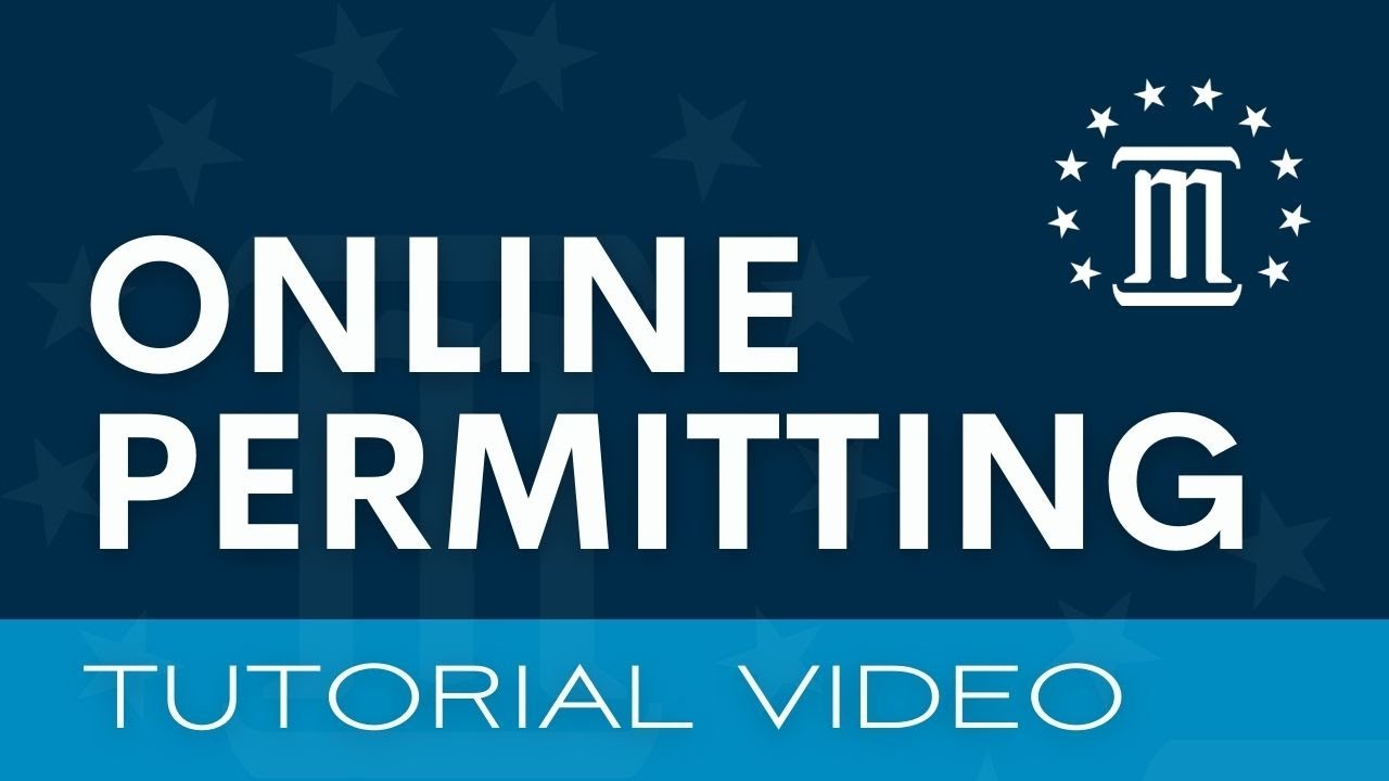 Online Permitting Tutorial Video YouTube