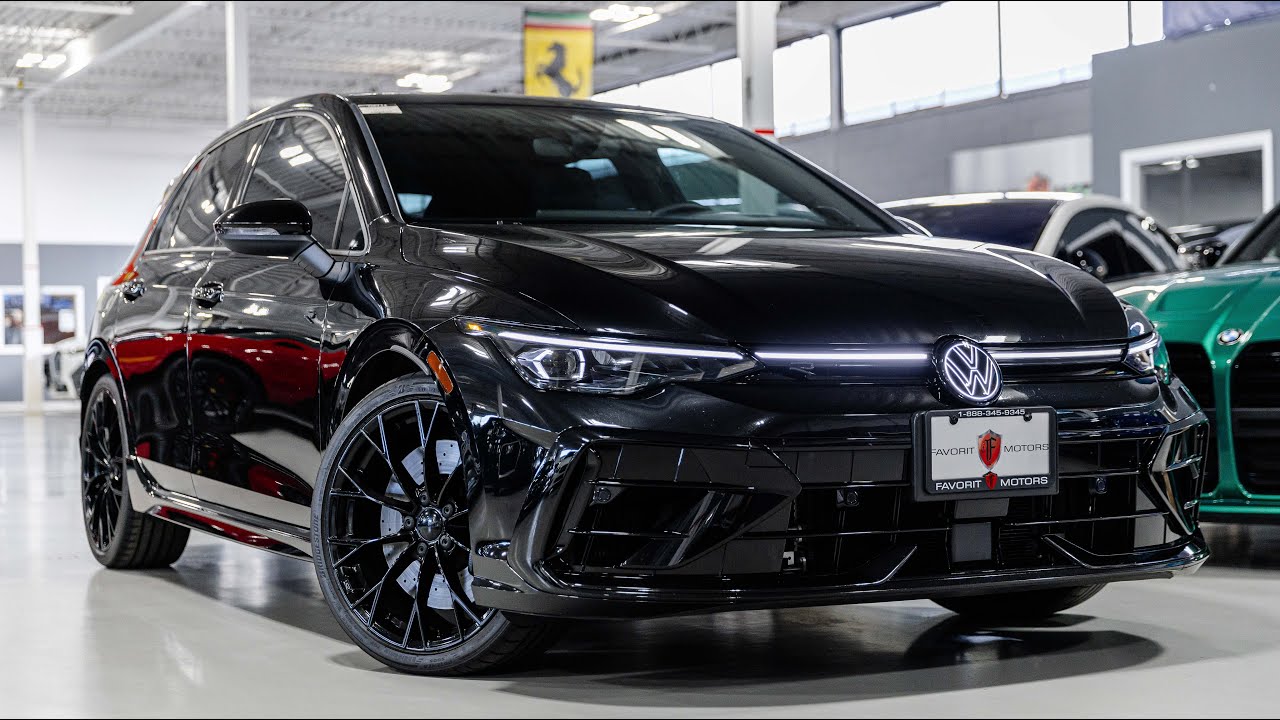 2025 Volkswagen Golf R Black Edition DSG AWD - Exterior, Interior Walkaround Exhaust Sound