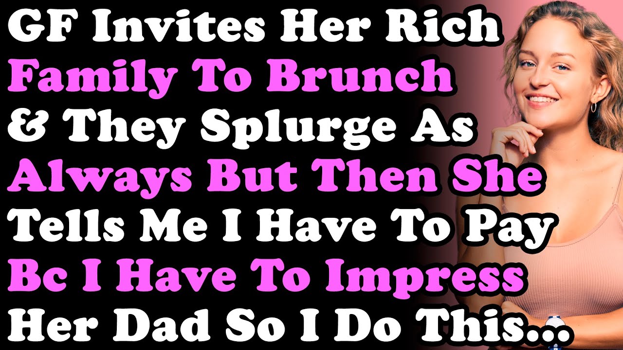 Девушка приглашает свою богатую семью на обед, и они, как всегда, тратятся, но затем она говорит ...