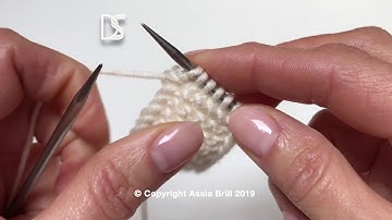 Distitch - 3.1 Slip purl DS selvedge, closed (short)