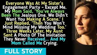 Everyone Was At My Sister's Engagement Party - Except Me. My Mom Said, 'You've Always Been The Jeal