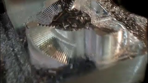 Yornew XK200 Small CNC Milling Machine processing wheel