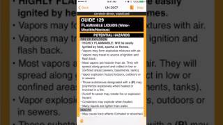 Tutorial: Emergency Response Guidebook App (ERG) for iOS screenshot 1