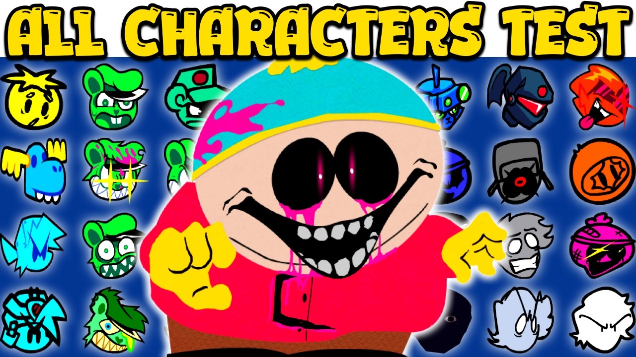 ALL BEST WEEK CHARACTERS | FNF Character Test | Gameplay VS Playground ...