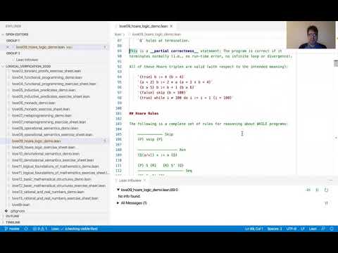 Logical Verification 2020 lecture09 91 hoare triples