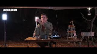 Telescopic Camping Lantern, 14000mAh Rechargeable Cordless Camping Lights.  Purchase link below.