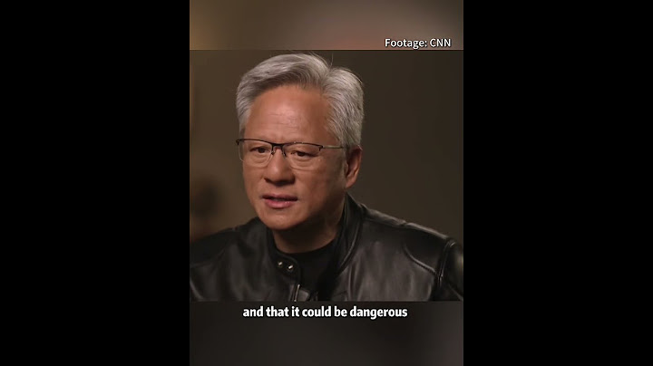 Nvidia CEO: "China's incredible in AI"