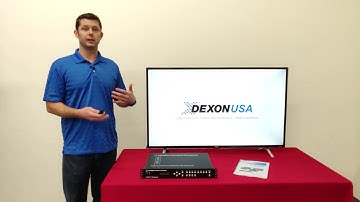 DEXON 8X4 4K HDBaseT Seamless Matrix overview