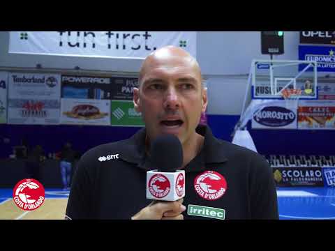 Interviste allenatori post Irritec Costa d'Orlando vs Tiber Basket Roma 76-62