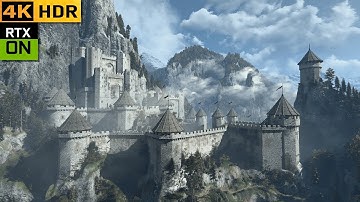 [⁴ᴷ⁶⁰ᶠᵖˢᴴᴰᴿ] Kaer Morhen Restored To Its Ancient Splendor Gameplay & Showcase | NextGen Witcher 3
